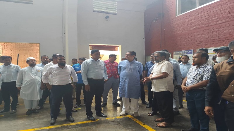 শিরোমনি  ক্যাবল শিল্প পরিদর্শনে সংসদ সদস্য আলি আসগার লবি,এমপি 